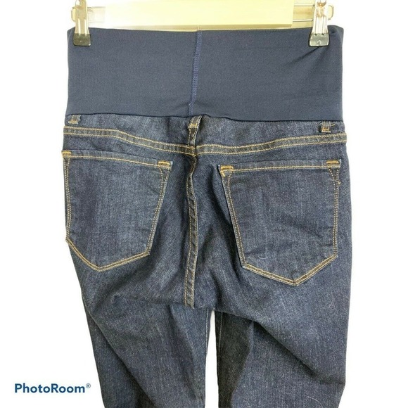 A Pea in the Pod J Brand Maternity Blue Jeans Boot - Picture 4 of 10
